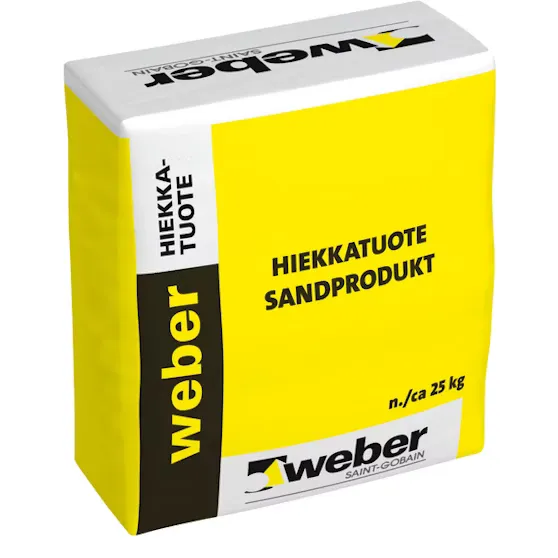Weber Puhallushiekka. 0,1-0,6 mm 25kg