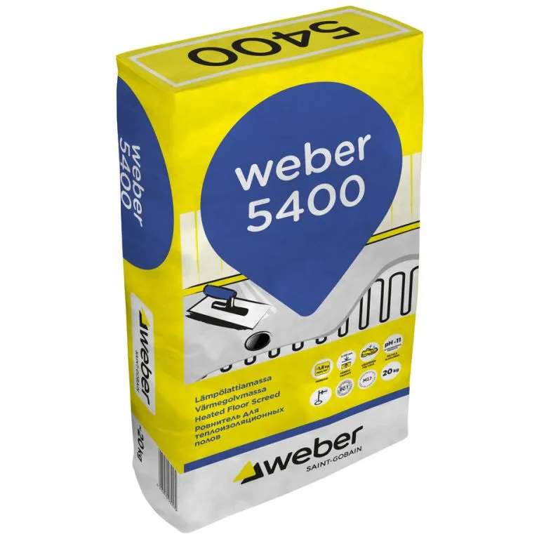 Weber 5400 Lämpölattiamassa 20 kg