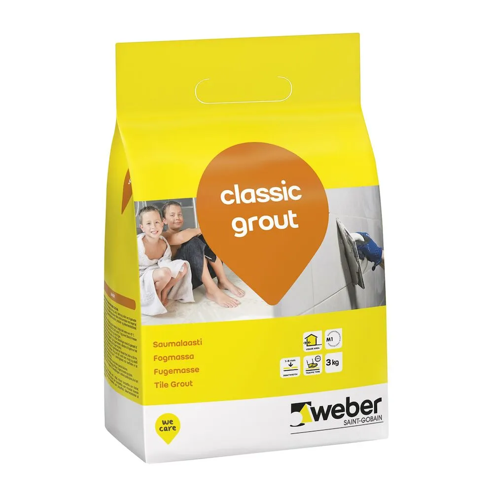 Weber Classic grout 16 Grey 3 kg