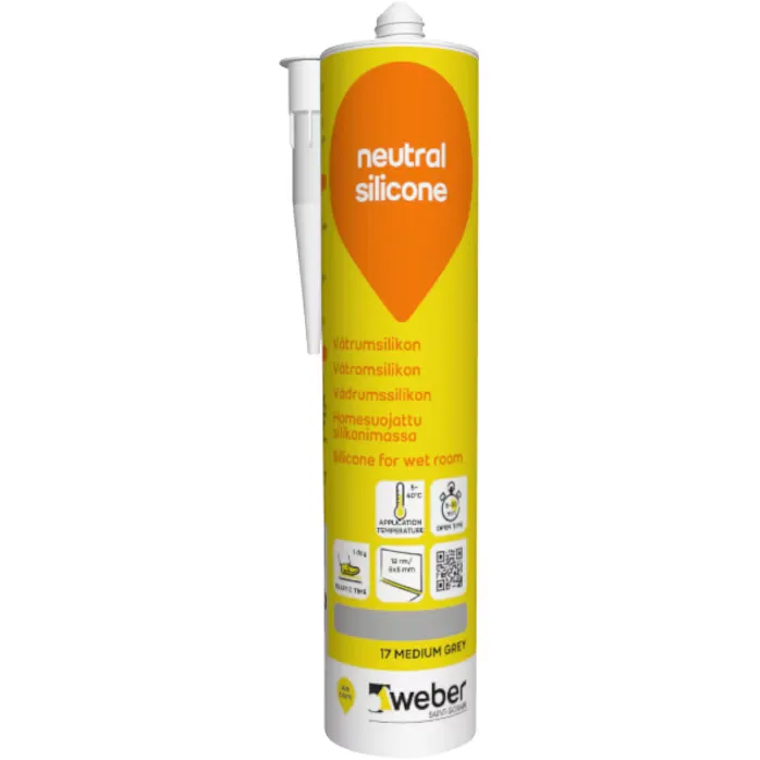 Weber neutral silicone 17 Mediumgrey 310