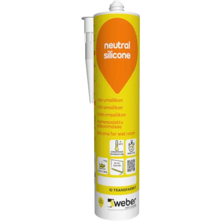 Weber neutral silicone 18 Darkgrey 310ml