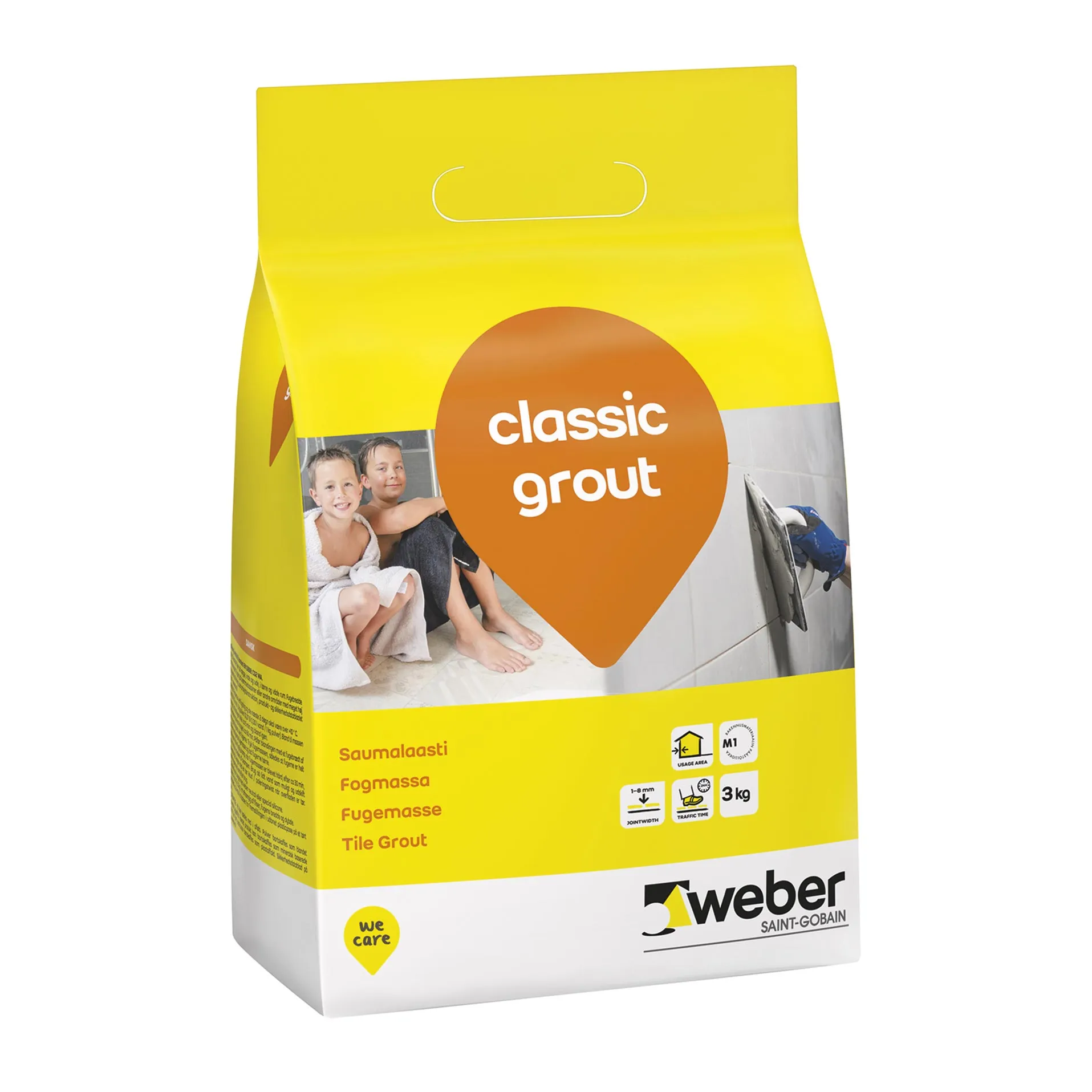 weber classic grout 31 Cream 3 kg