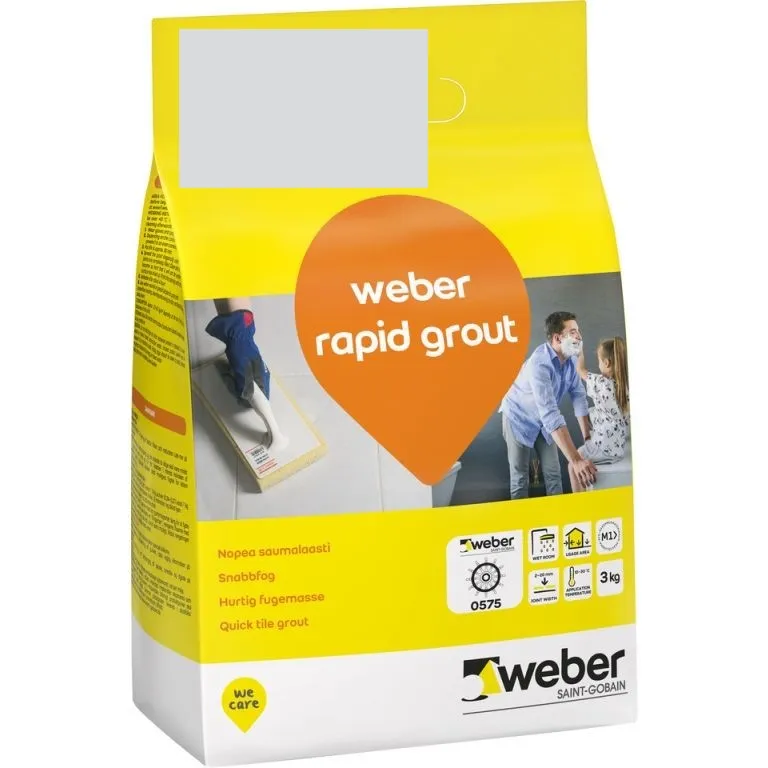 weber rapid grout 13 Silvergrey 3 kg