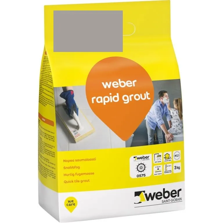 weber rapid grout 17 Mediumgrey 3 kg