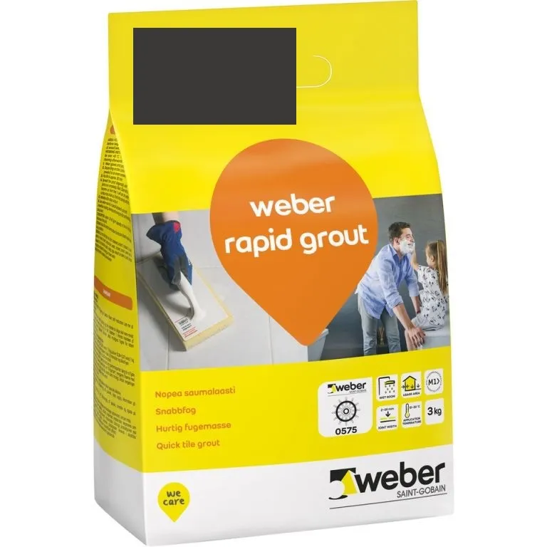 weber rapid grout 20 Graphite 3 kg