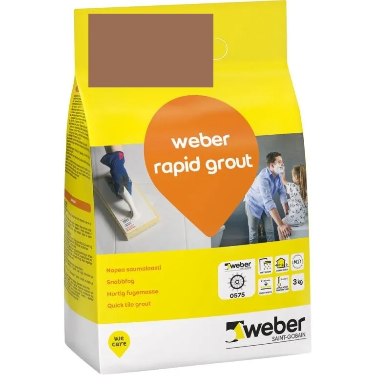 weber rapid grout 33 Tan 3 kg