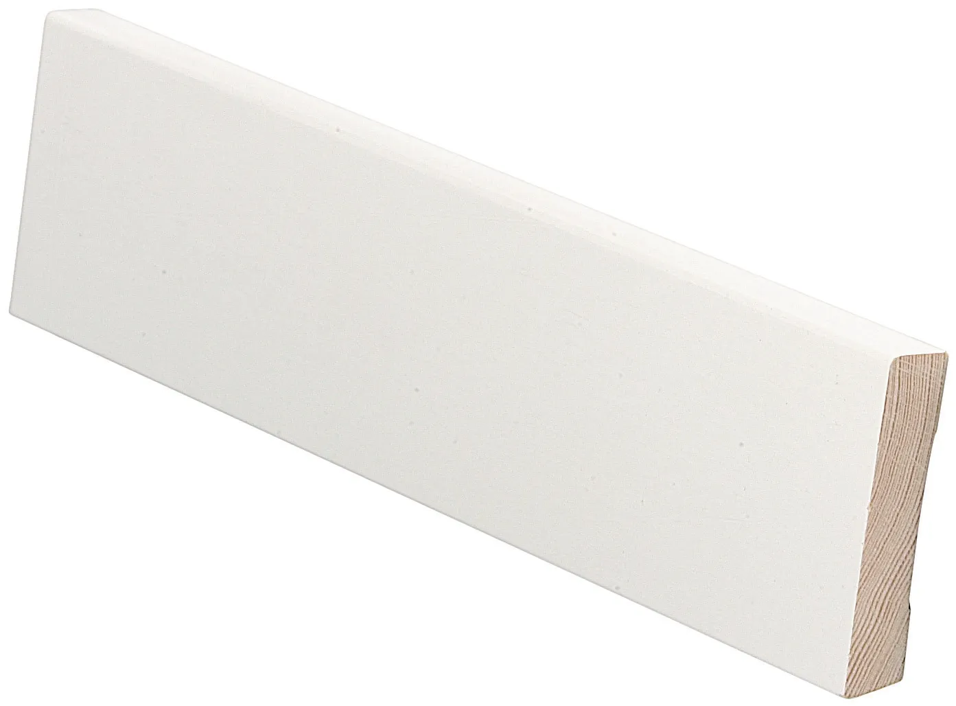 Jalkalista 12x58x3600 valkoinen mänty