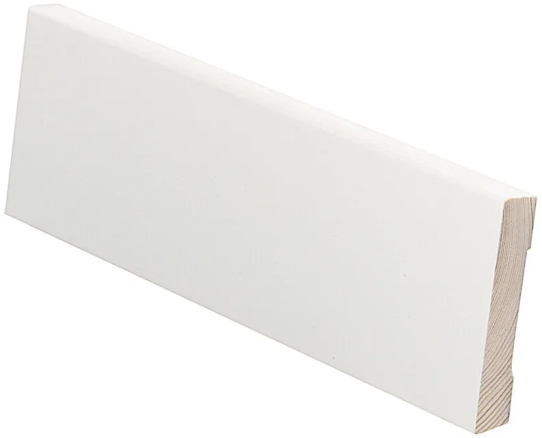 Jalkalista 12x70x3600 valkoinen mänty