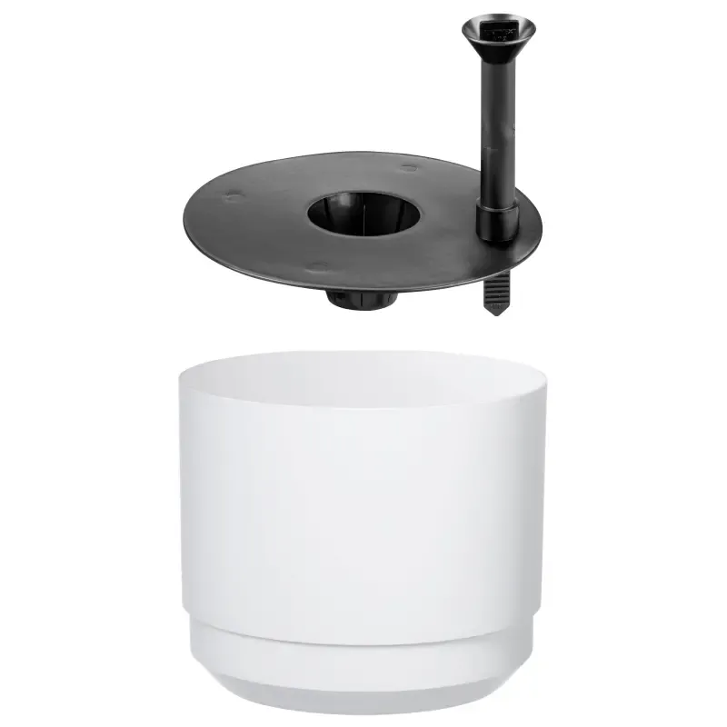 Altakasteluruukku 14cm valkoinen