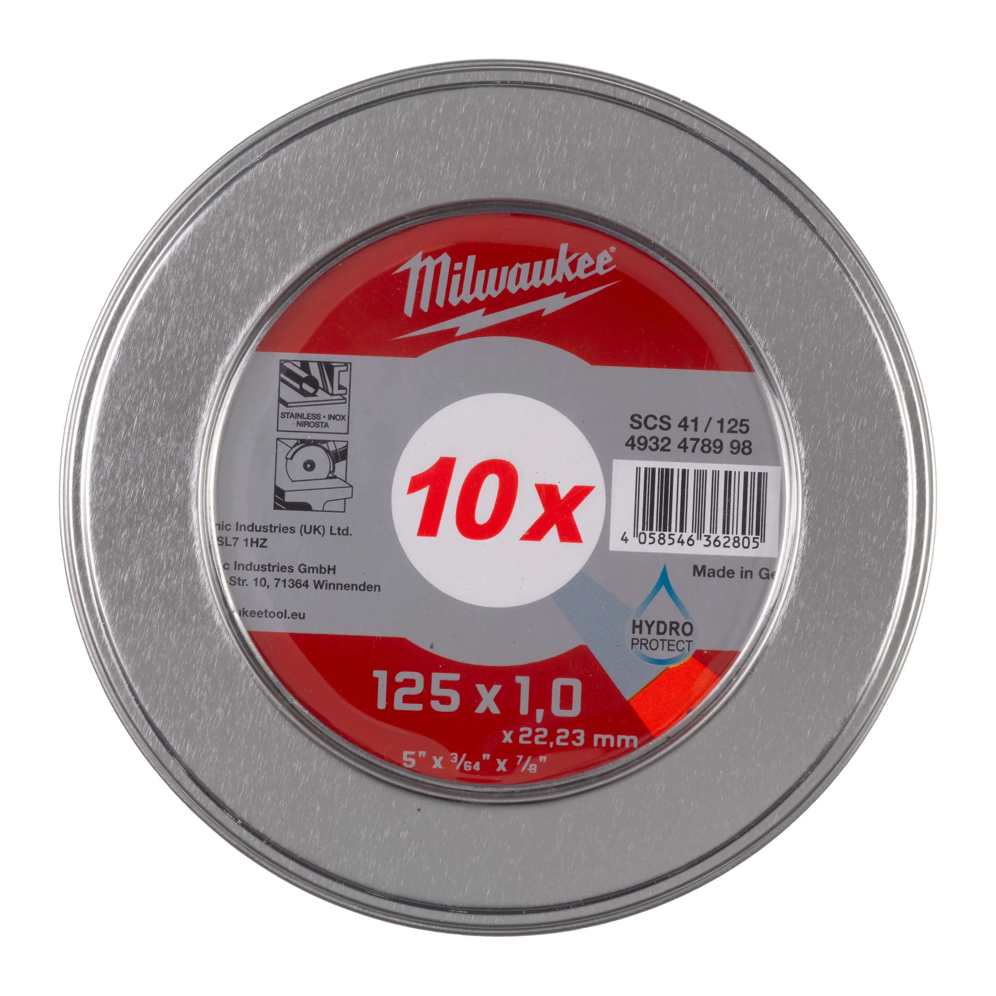 Milwaukee Katkaisulaikka 10 kpl 125x1,0