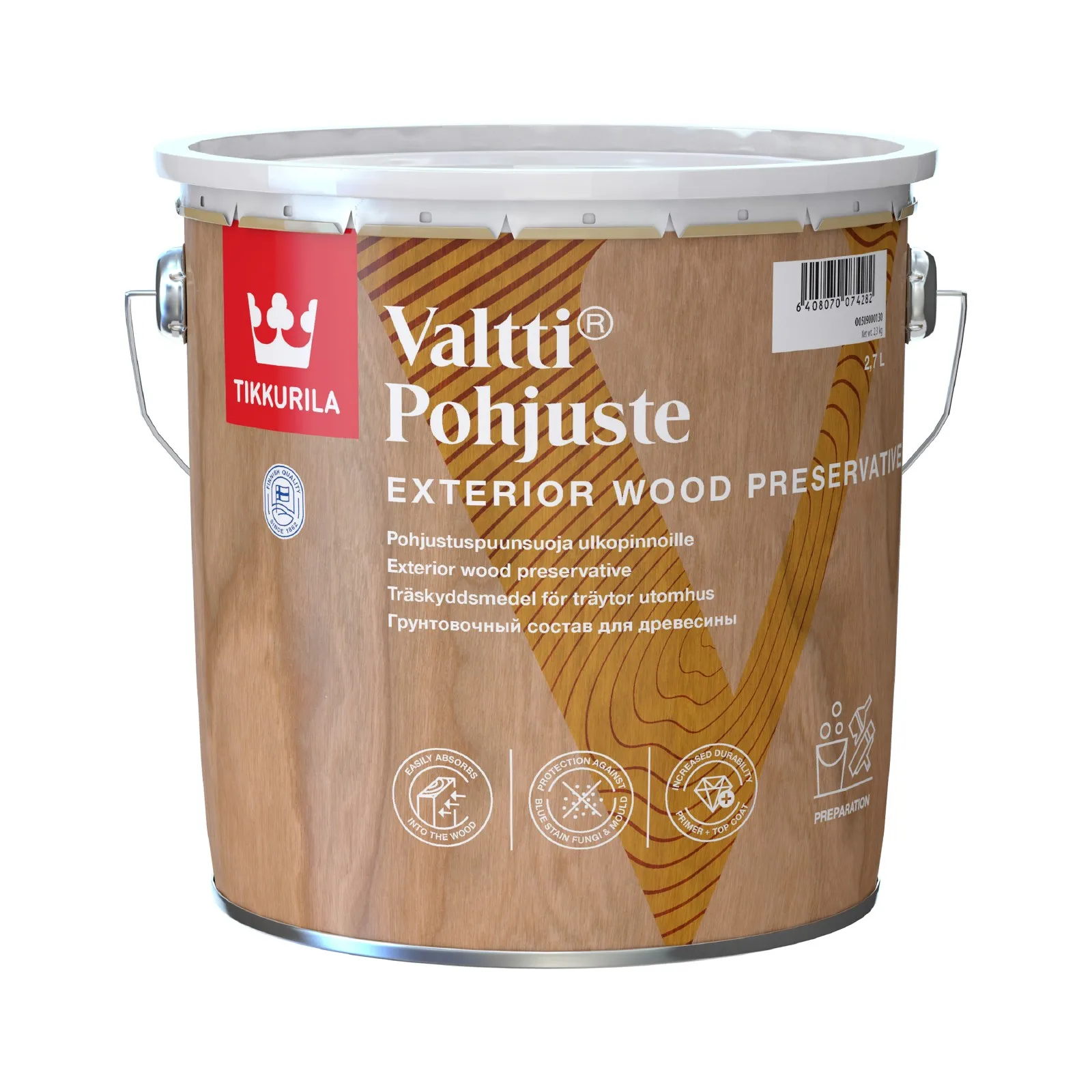 Valtti Pohjuste 2,7l väritön