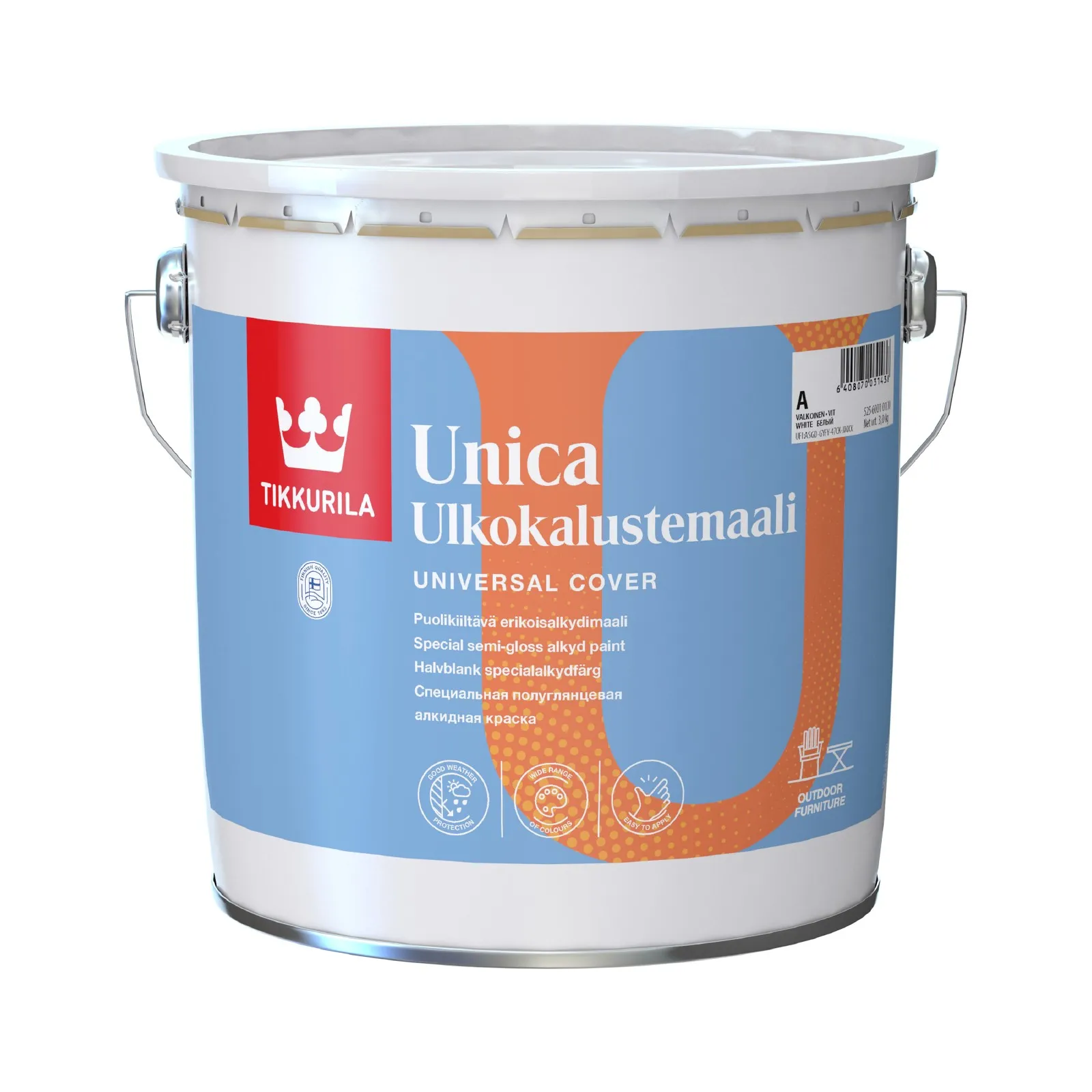 Unica Ulkokalustemaali C 2,7L