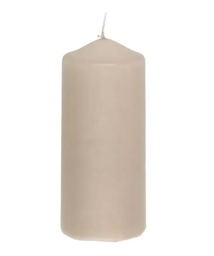 Kynttilä Pöytäkynttilä Polar Beige 8x25cm