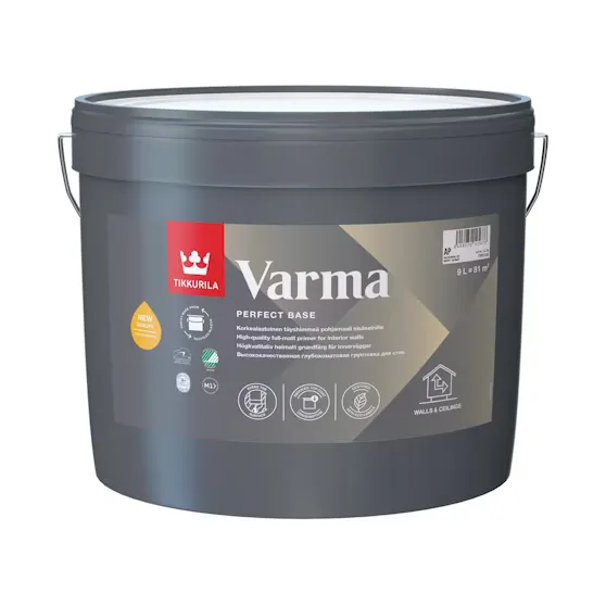 Varma Pohjamaali 9l AP valkoinen