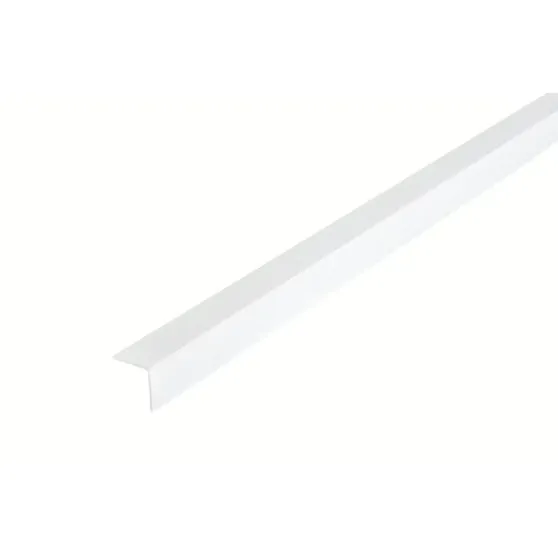 Kulmalista muovi 15x15 teippi  valk 2,7m