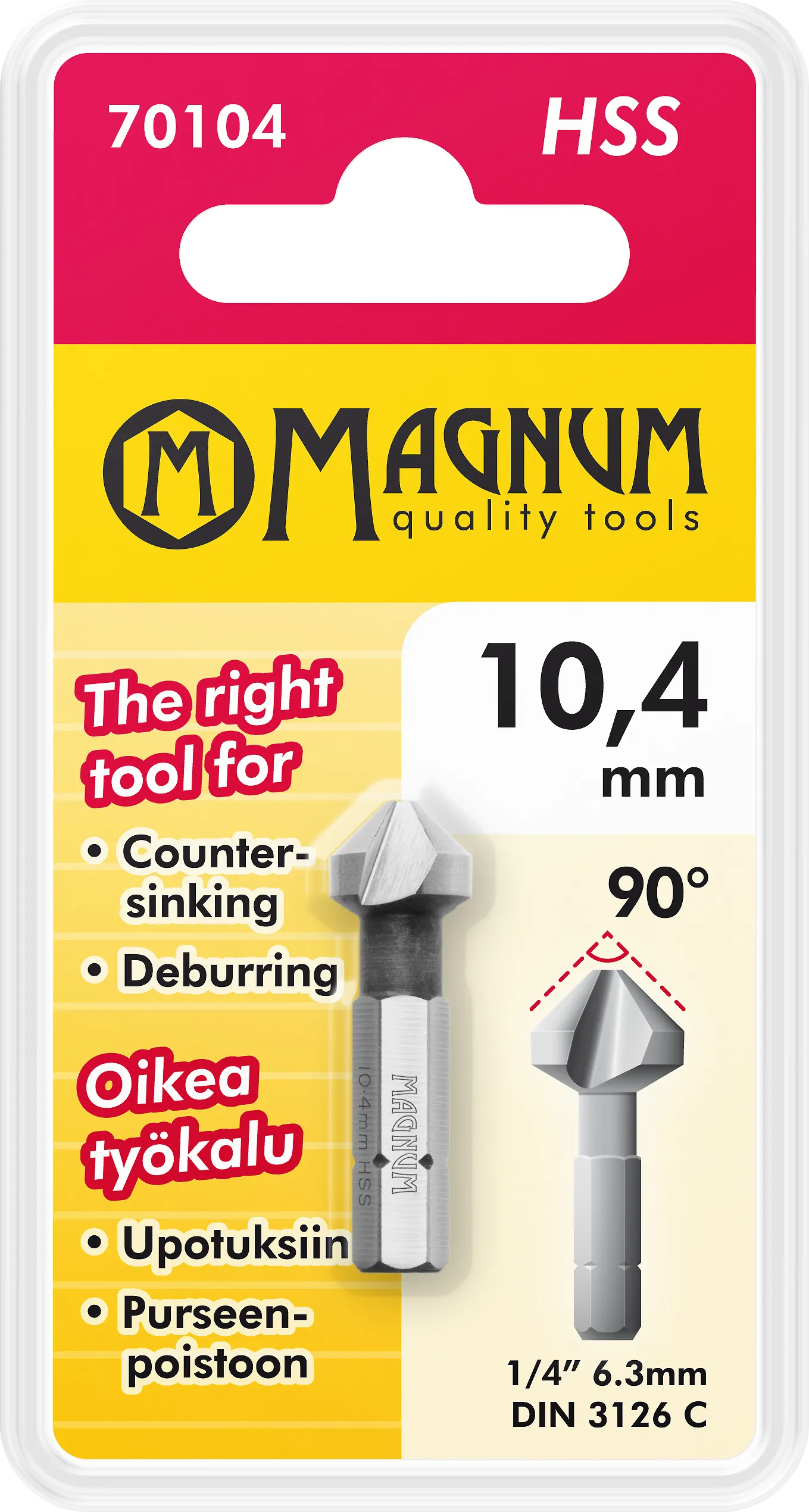 &amp;quot;Kärkiupotin 1/4&amp;quot;&amp;quot; 10,4mm&amp;quot;