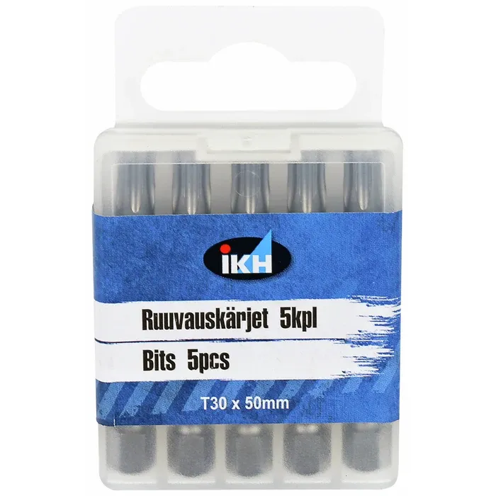RUUVAUSKÄRKI 5KPL 50MM T30 VÄRIRENGAS
