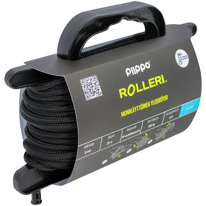 ROLLERI 5MM*25M MUSTA