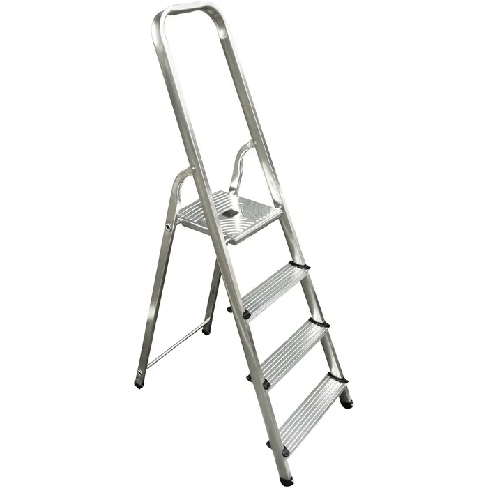 TALOUSTIKAS 4-ASKELMAA ALUMIINI