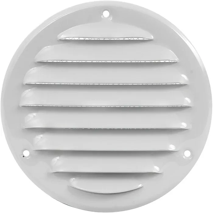 ULKOSÄLEIKKÖ 100MM PYÖREÄ VALKOINEN